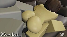 Roblox avatars engage in doggystyle and missionary positions