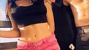 Pornstar Sasha Rose Dances Sexy Striptease In Dress, Showing Tits And Ass For Casting Roleplay