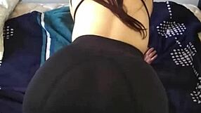 College Amateur Girl Bent Over for Dirty Fucking in Doggystyle