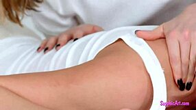 Blondes Finger Pussies and Tits in Lesbian Masturbation