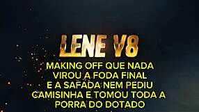 Safada Lets Dotado Fuck Her Pussy On Pole During Making Off