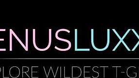 why does this asian ts in lingerie tease cock with masturbation and cumshot