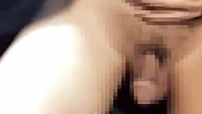 Masked Japanese Shemale In Crossdressing Assfucks And Masturbates During Stream