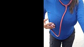 i feel so dirty as the latina nurse makes homemade porn in the boss's office