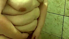 curvy bbw wife gets caught while washing up in the shower