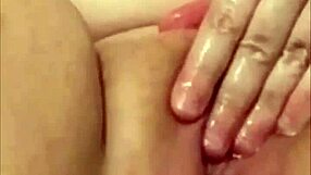 Gently soaping up my curvy chubby body while relaxing nude in the warm bathtub