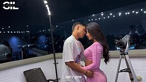 Pretty Latina Milf Salomé Gil Curious Neighbor Fucked On Terrace By Young Neighbor's Son Part 1