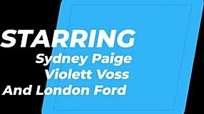 i can't believe violet voss and sydney paige joined me for this wild bedroom threesome