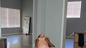 Pawg milf rides cowgirl on big black cock for creampie