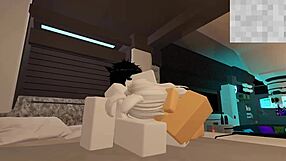 Bliver kneppet af tilfældig fyr i Roblox 02