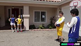 momswop: step moms train stepsons deepthroat missionary group sex