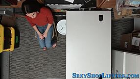 Teen Amateur Thief Gets Railed With Creampie In Reality Hardcore