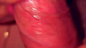 Dominican BBW sucks cum from small cock.