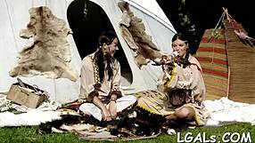 Stare At Two Lesbian Girls Kissing And Masturbating