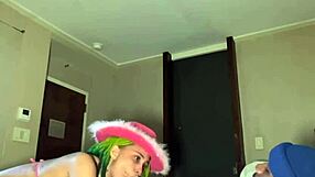 Petite ebony woman gets stretched and creampied by BBC