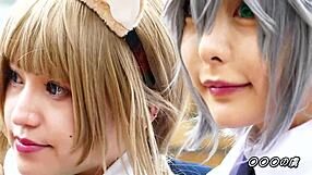 the story unfolds with creative costumes in this engaging cosplay session number 135