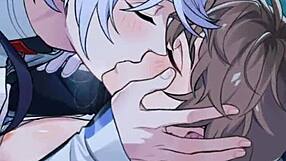 I love this gay cartoon with big cocks and bareback holiday