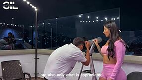 Pretty Latina Milf Salomé Gil Curious Neighbor Fucked On Terrace By Young Neighbor's Son Part 1