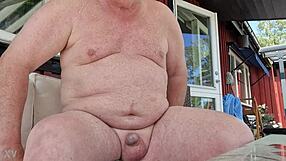 Chris Old Man Nude In Sun