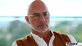 Tushy Naughty College Girl Isabella Nice Gapes Wide for Her Tutor