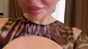 Spilling Water On My Juicy Wet Big Natural Tits