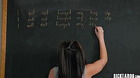 kimmy kimm discovers intense classroom sessions with her demanding new teacher