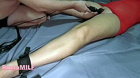 Real multiple orgasm control with vibrator and bdsm