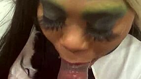 cruella in cosplay was looking for some excitement