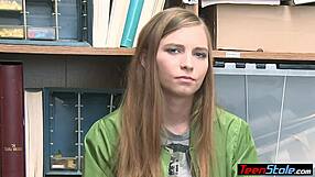 Dirty Mall Cop Strips And Searches Petite Teen In Uniform