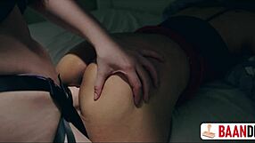 My boyfriend ditched me but roommate gave the best pussy fuck ever