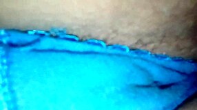 hey check out my wife's blue panties in part one - wow what a tease!
