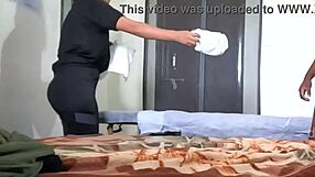 Flashing Cock To Thai Massage Girl