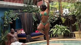 Hot Japanese Outdoor Pool Fuck With Cum Inside