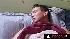 Ella Hollywood And Khloe Kay Seduce Man In California Threesome Scene