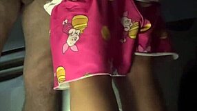 Young latina feels desperate without money, pays with body.