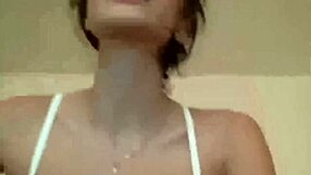 teen russian couple moans during their first anal experience