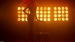 Sensual Pole Dance Strip Tease: Clothes Ripped Off Shaved Pussy?