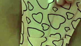 Student Masturbates Hairy Pussy Under Desk!