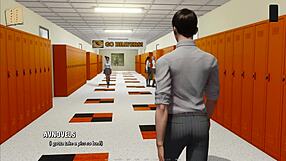 In ripples 134, emotions run high as clothes get ripped in this anime game