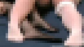 Watch Me Slip Into Hot Black Stockings