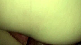 Blonde milf bends over for deep doggystyle pounding by black guy, leading to interracial creampie and cumshot compilation