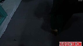 Arab chick checks into hotel room to be fucked doggystyle