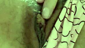 Student Masturbates Hairy Pussy Under Desk!