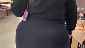 why does phat ass heather the bbw babe intrigue with her fat curves in yoga voyeur style?