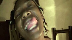 these extreme hot african babes are in a big tits orgy