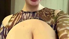 Spilling Water On My Juicy Wet Big Natural Tits
