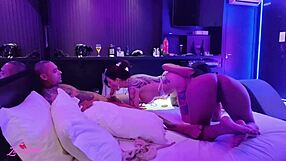 so my friend from class suggested we swap couples and head to the motel for some wild fun, all on sheer and red