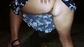 Milf Pissing Outdoors On Public Street