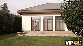 Vip4k: old man enjoys unplanned encounter with attractive stranger at home