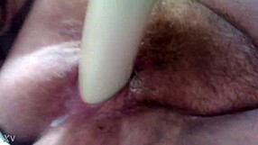 Solo performer cums repeatedly using dildo for intense fucking pleasure in session